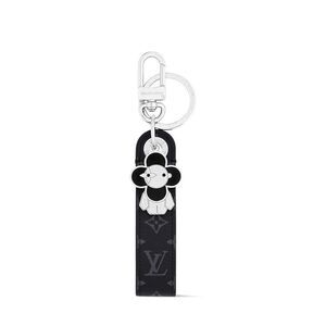 Louis Vuitton Monogram Eclipse Vivienne Dragonne Key Holder and Bag Charm